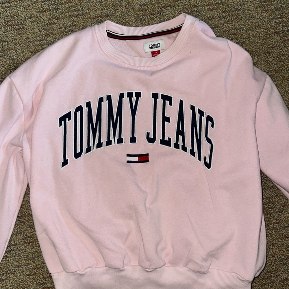 Pink Tommy Jeans Crewneck